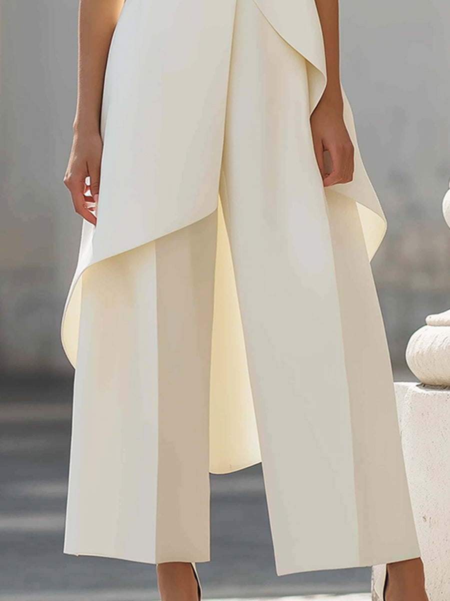 Catalina | Sleeveless Jumpsuit with Elegant Drape