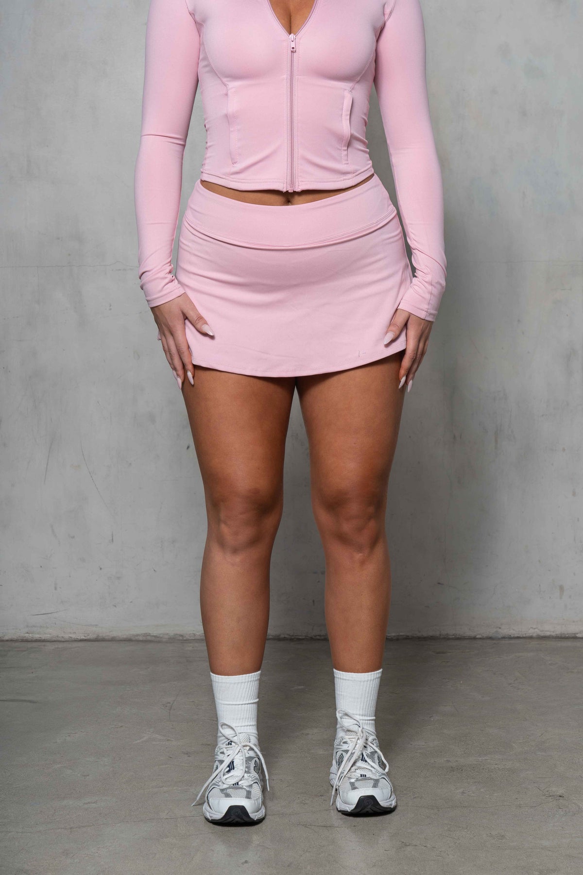 Monathic Bella Sporty Activewear Mini Skort with Built-In Shorts