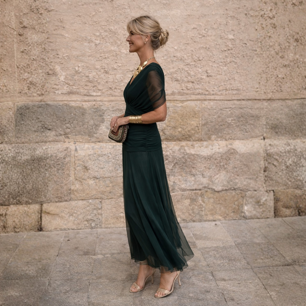 Mikaela | Off-the-Shoulder Maxi Dress