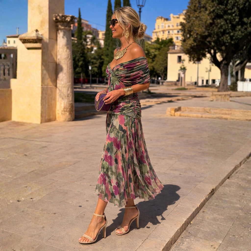 Mikaela | Off-the-Shoulder Maxi Dress