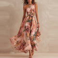 Aurora | Asymmetrical Floral Dress