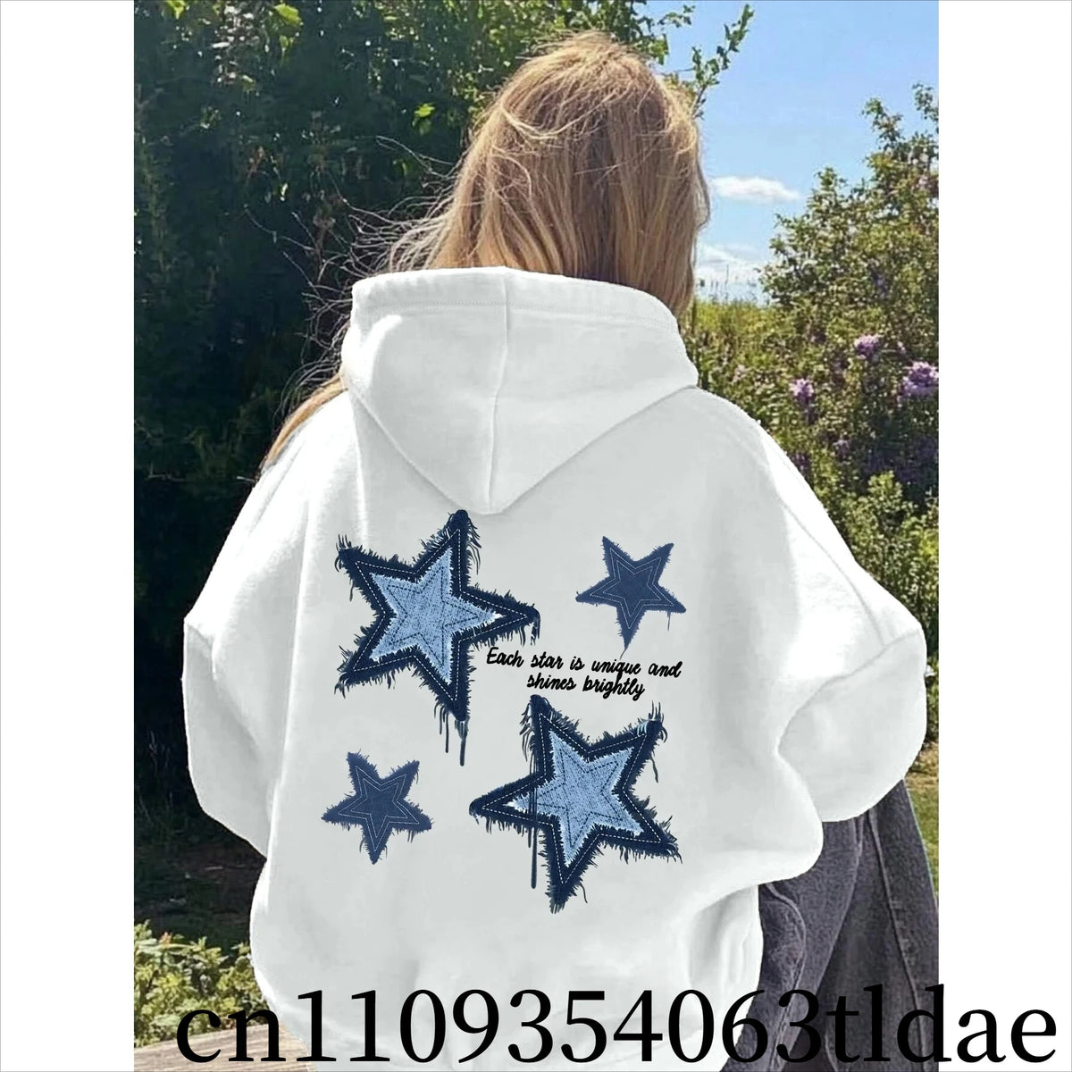 Monathic Rose Flower Men Women Hoodie Pullover Outdoor Street Casual Loose Sports