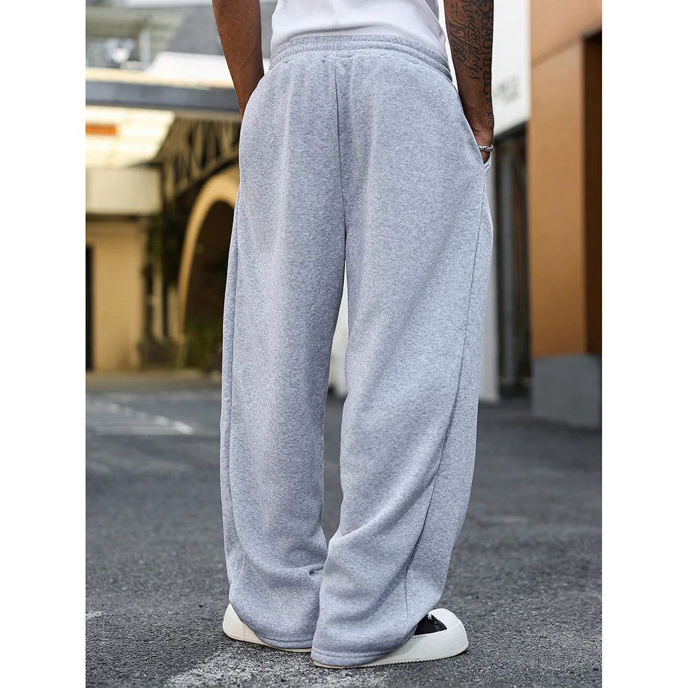 Monathic Men's Joggers Sweatpants Loose Fit Straight Leg Casual Pants