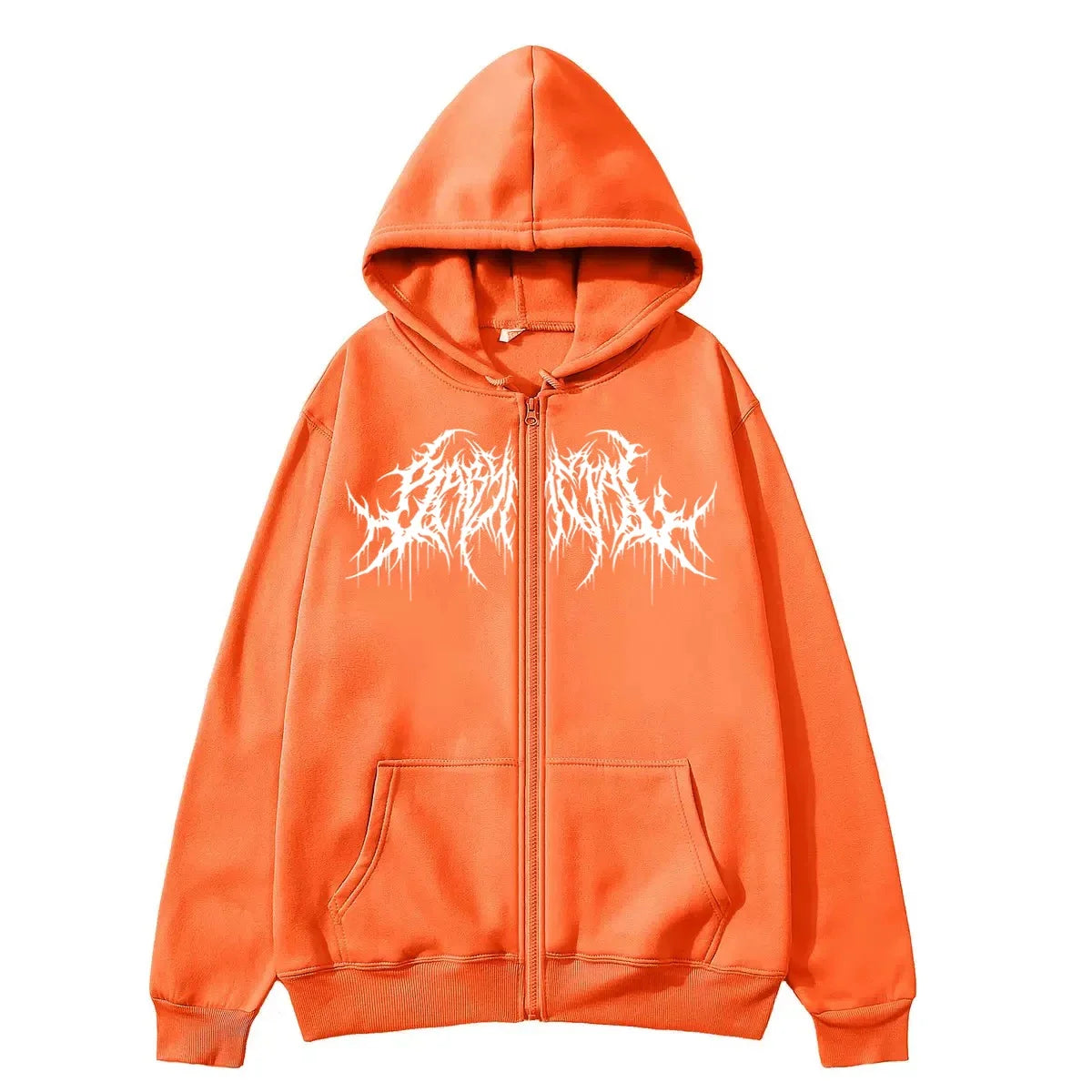 Monathic Gothic Zip-Up Hoodie