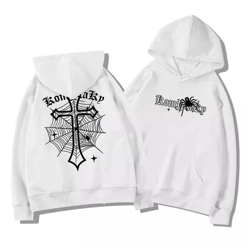 Monathic Spider Cross Graphic Hoodie