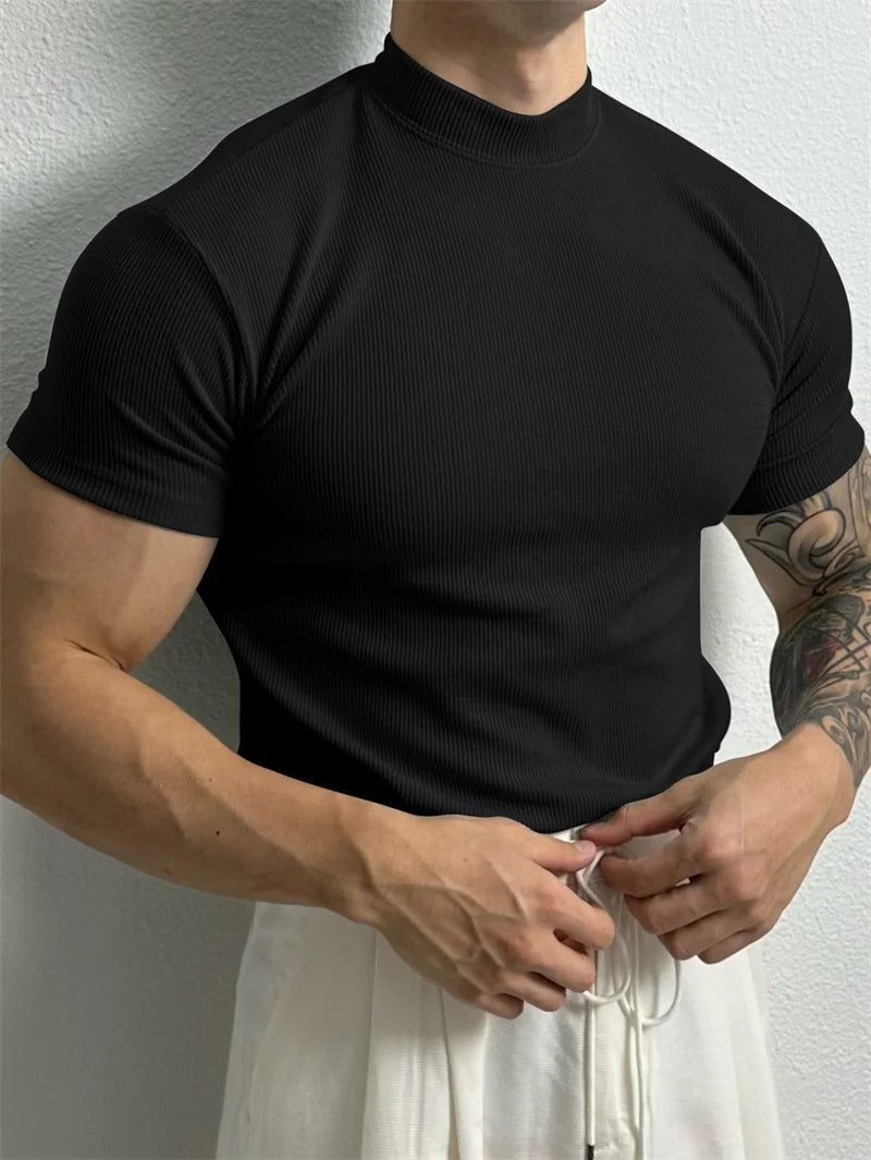 Monathic Men's Ribbed Performance Tee