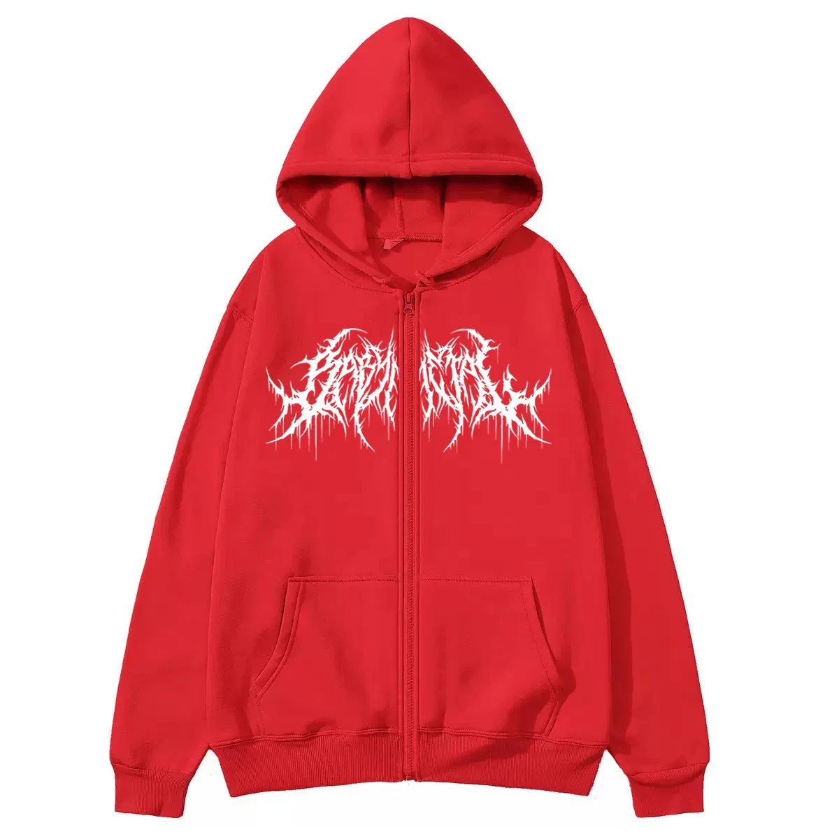 Monathic Gothic Zip-Up Hoodie