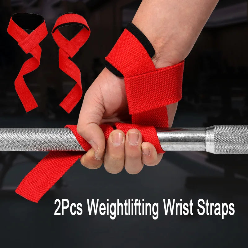 Weightlifting Wrist Straps & Fitness Gloves for Pull-Ups