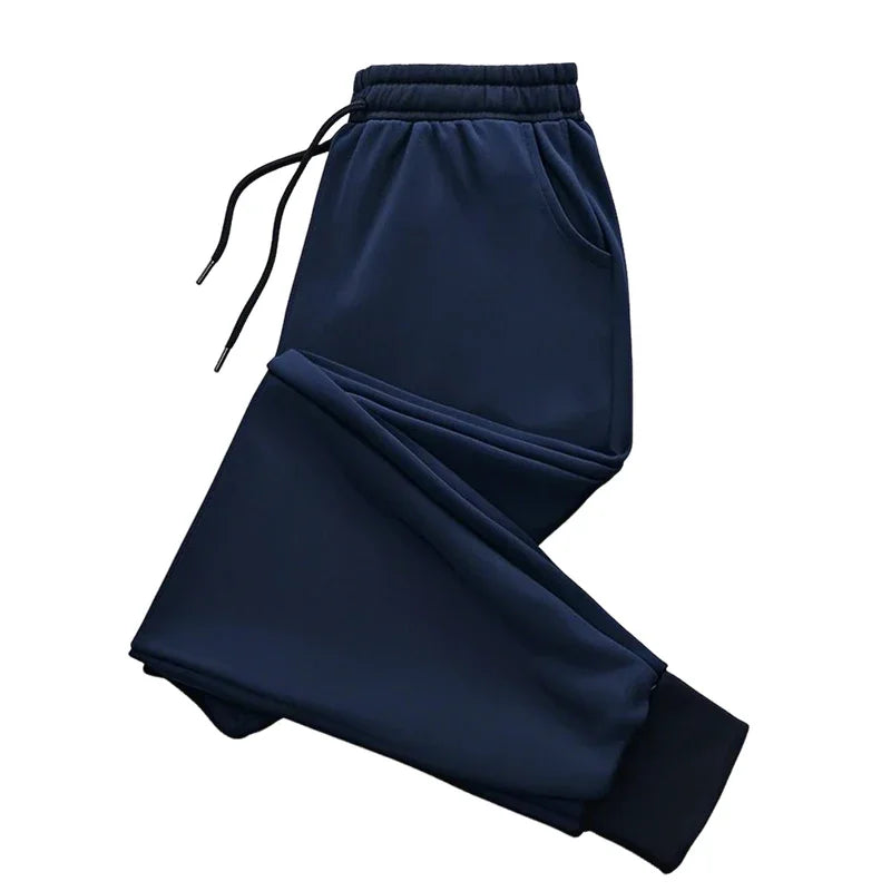Monathic Men's Premium Solid-Color Jogger Sweatpants with Adjustable Drawstring