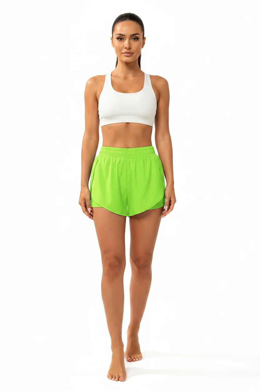 Monathic 2-in-1 Flowy Performance Shorts – Quick-Dry Running & Gym Activewear