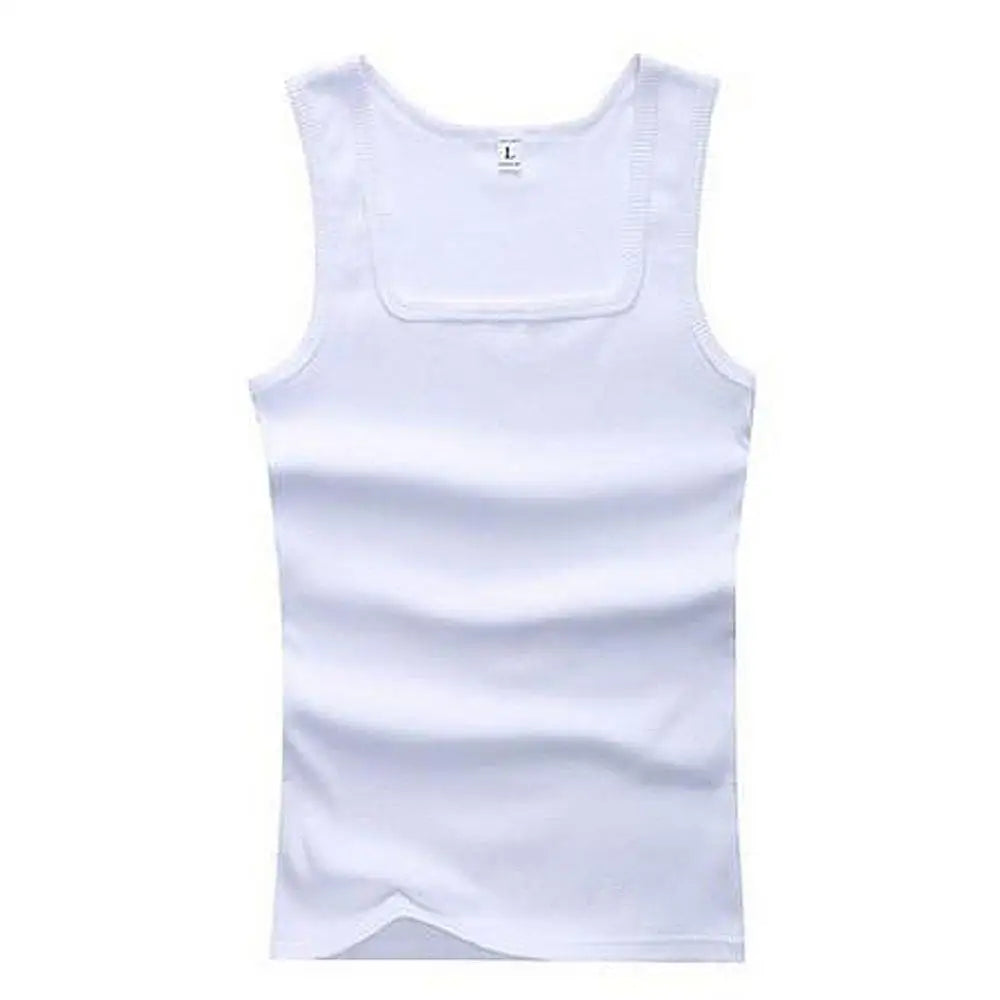 Monathic Men's 100% Pure Cotton Tank Top – Sleeveless Fitness T-Shirt