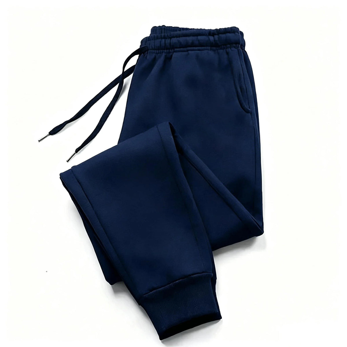 Monathic Men's Premium Solid-Color Jogger Sweatpants with Adjustable Drawstring