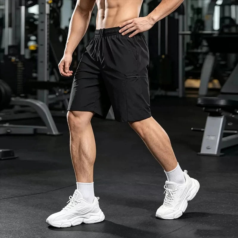 Monathic Men’s Sports Shorts with Pockets – Comfortable