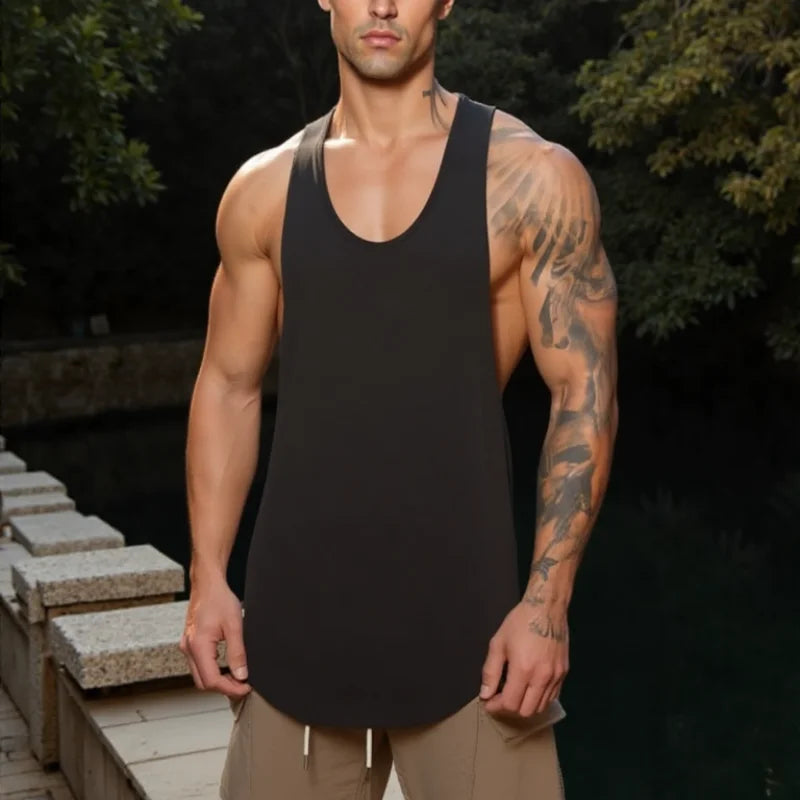 Monathic Fitness Men's Tank Tops Bodybuilding Stringer