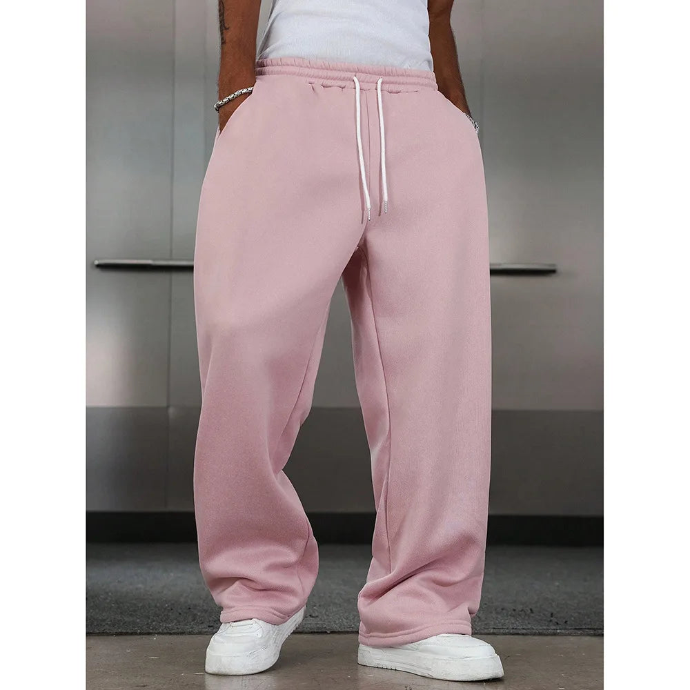 Monathic Men's Joggers Sweatpants Loose Fit Straight Leg Casual Pants