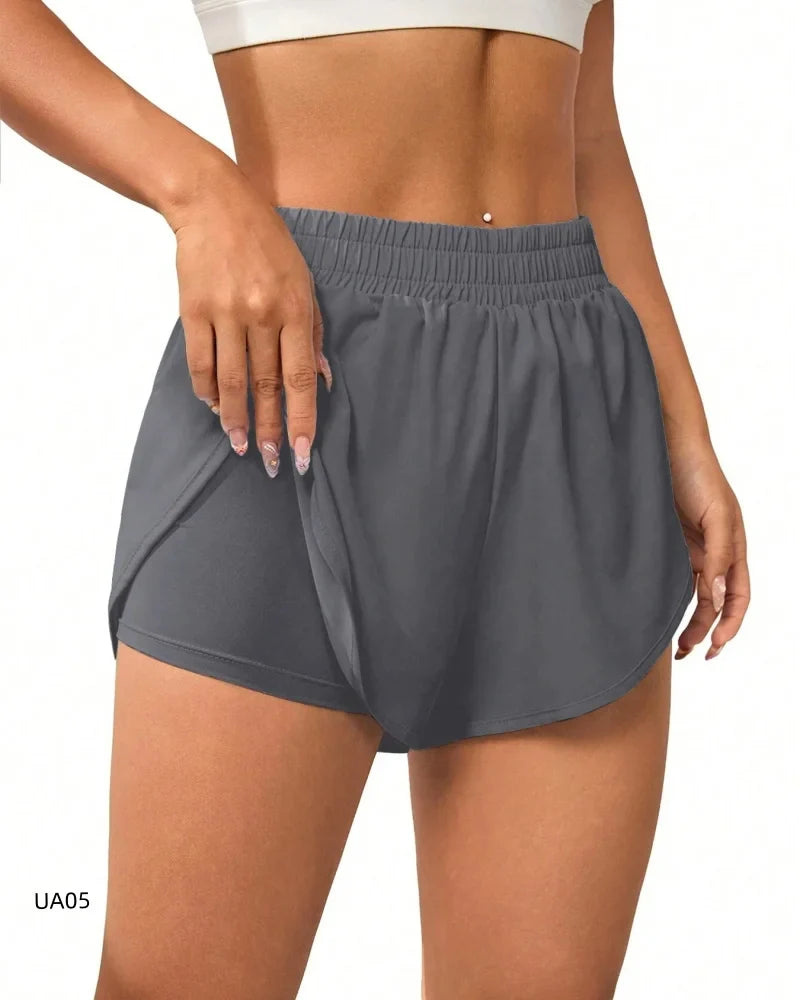 Monathic 2-in-1 Flowy Performance Shorts – Quick-Dry Running & Gym Activewear