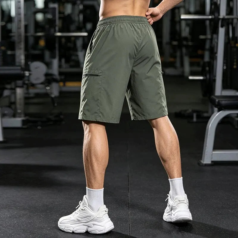 Monathic Men’s Sports Shorts with Pockets – Comfortable