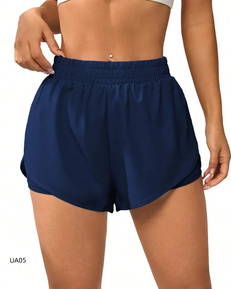 Monathic 2-in-1 Flowy Performance Shorts – Quick-Dry Running & Gym Activewear