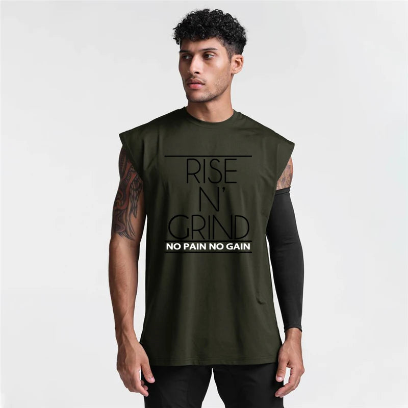 Monathic Men's Oversized Performance Training Tank Top