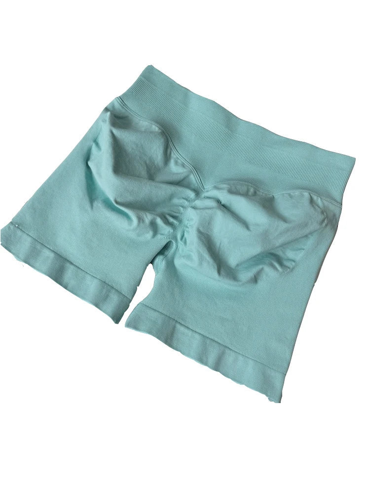 Monathic SculptLift™ Seamless Scrunch Shorts – High Waist Butt Lifting