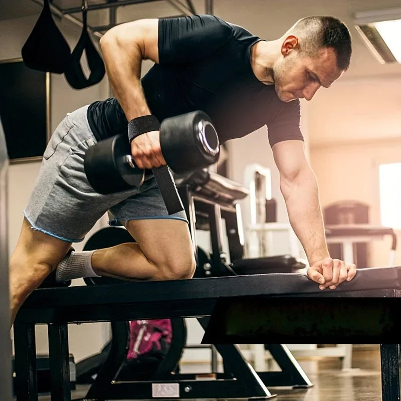 Weightlifting Wrist Straps & Fitness Gloves for Pull-Ups