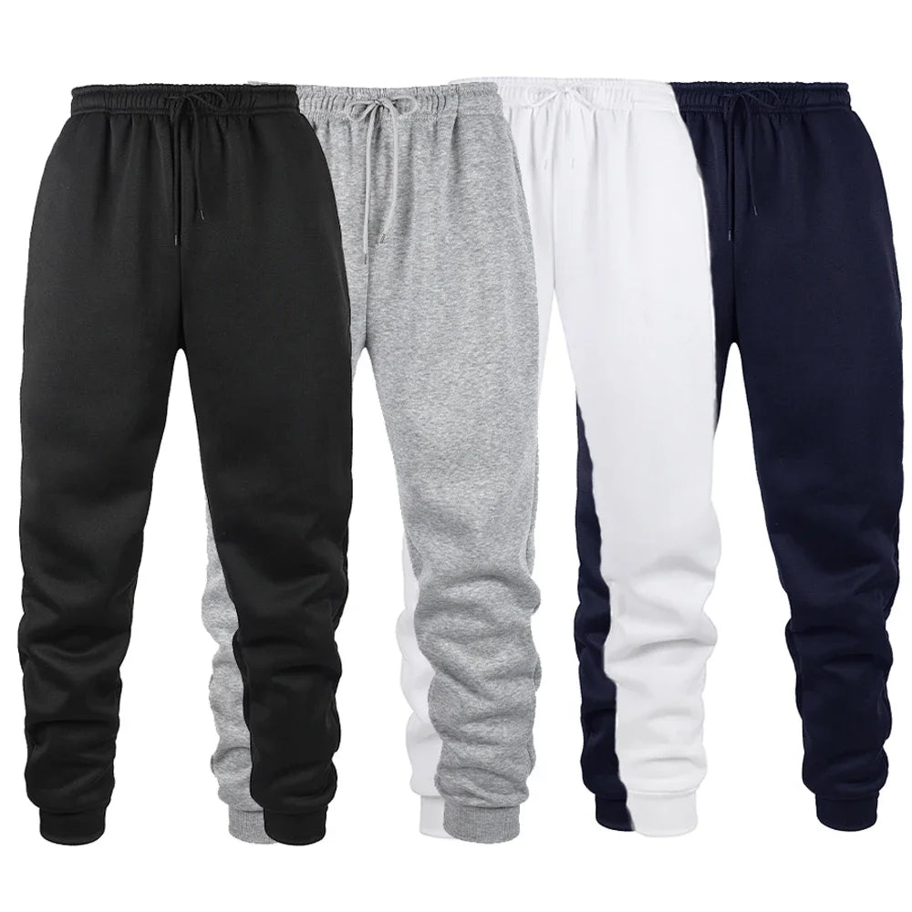 Monathic Men's Solid-Color Jogger Sweatpants for Gym & Everyday Workouts