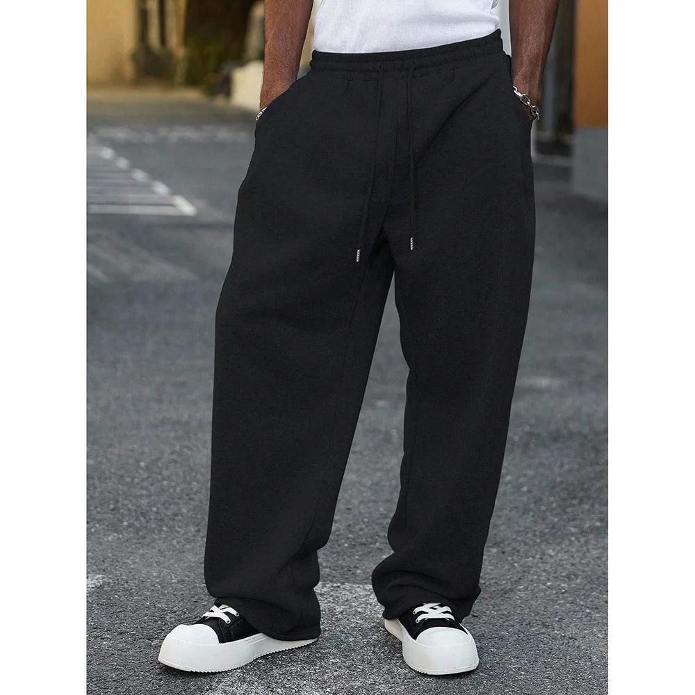 Monathic Men's Joggers Sweatpants Loose Fit Straight Leg Casual Pants