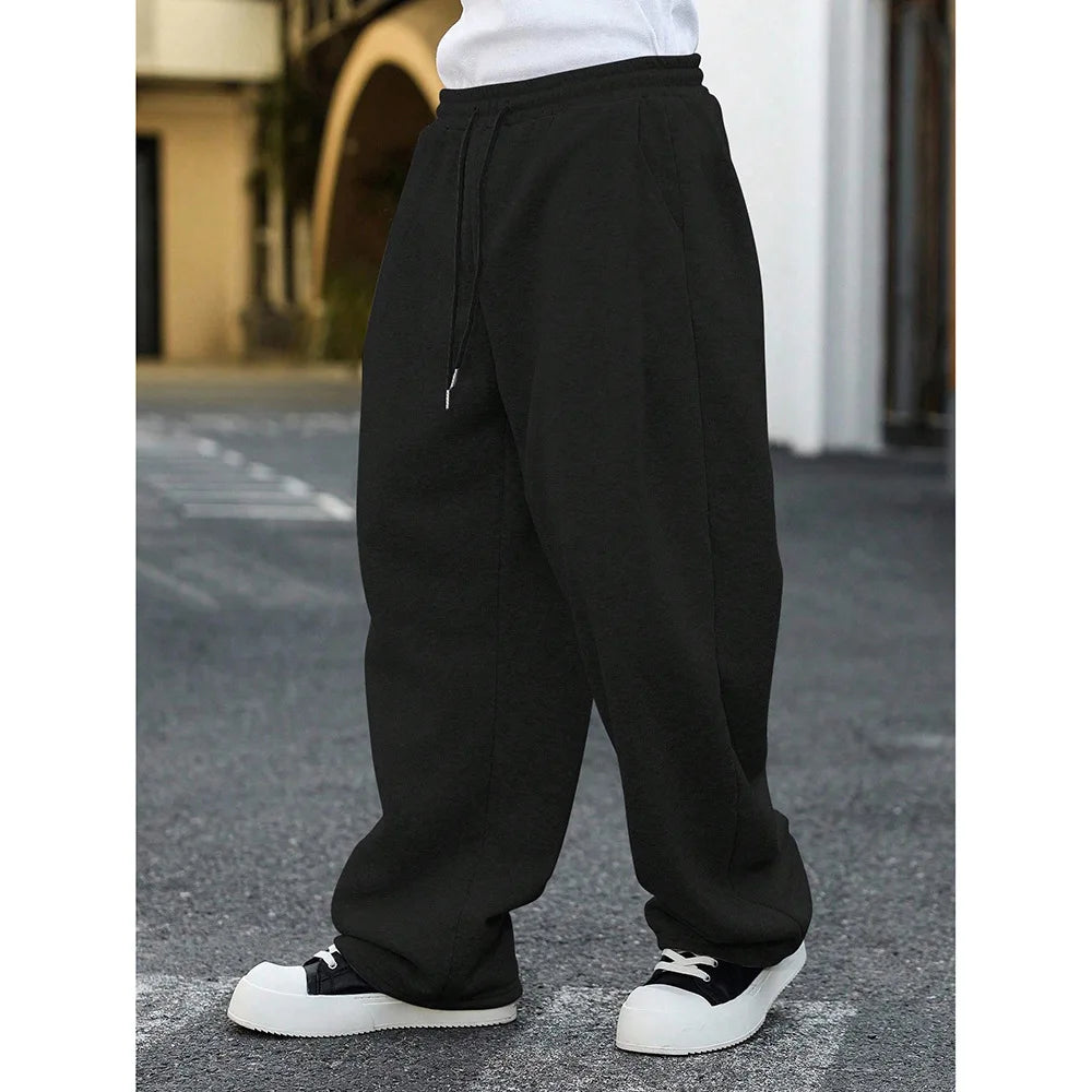 Monathic Men's Joggers Sweatpants Loose Fit Straight Leg Casual Pants