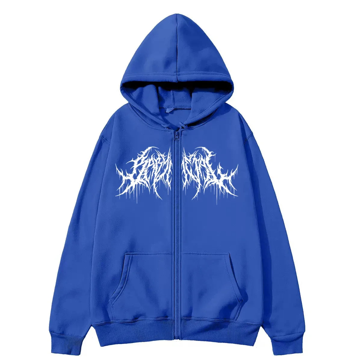 Monathic Gothic Zip-Up Hoodie