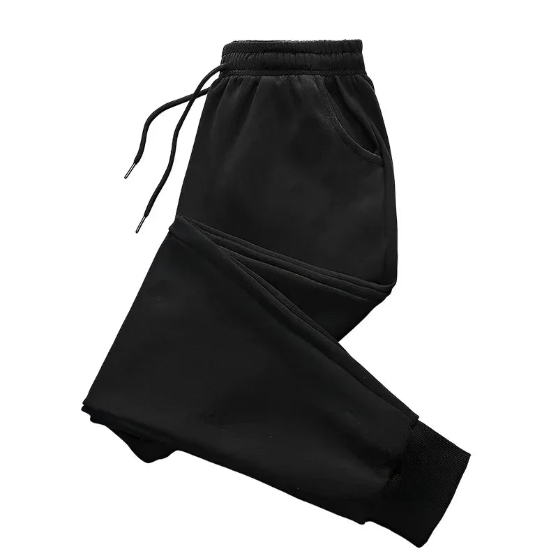 Monathic Men's Premium Solid-Color Jogger Sweatpants with Adjustable Drawstring