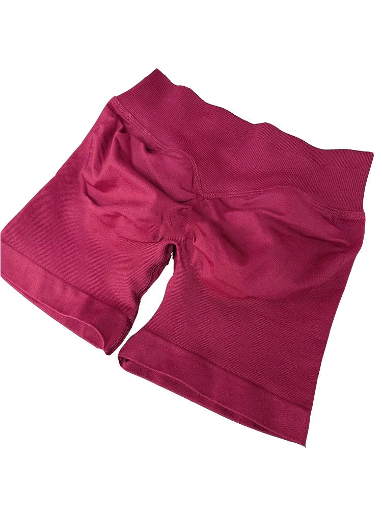Monathic SculptLift™ Seamless Scrunch Shorts – High Waist Butt Lifting