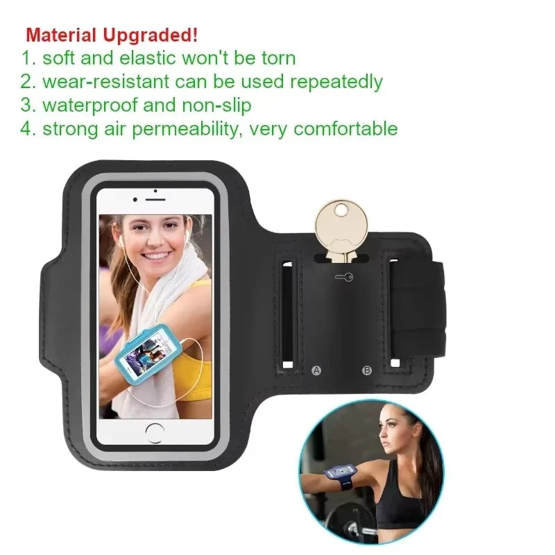 Outdoor Sports Smartphone Holder for Gym Workouts
