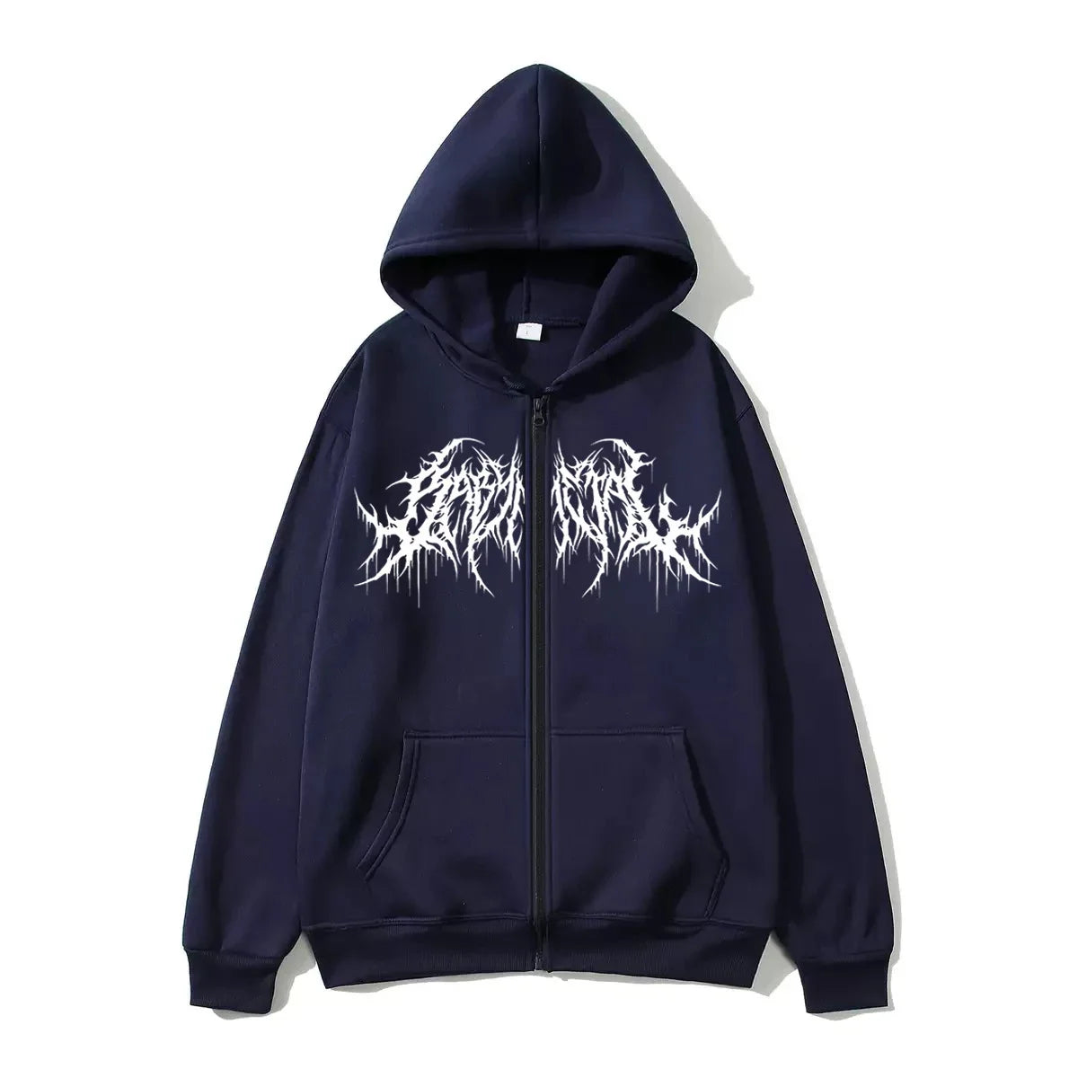 Monathic Gothic Zip-Up Hoodie