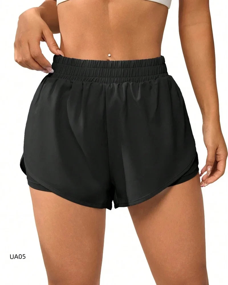 Monathic 2-in-1 Flowy Performance Shorts – Quick-Dry Running & Gym Activewear