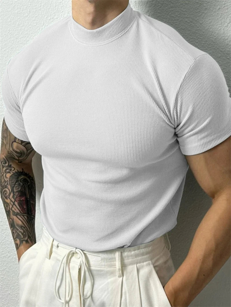 Monathic Men's Ribbed Performance Tee