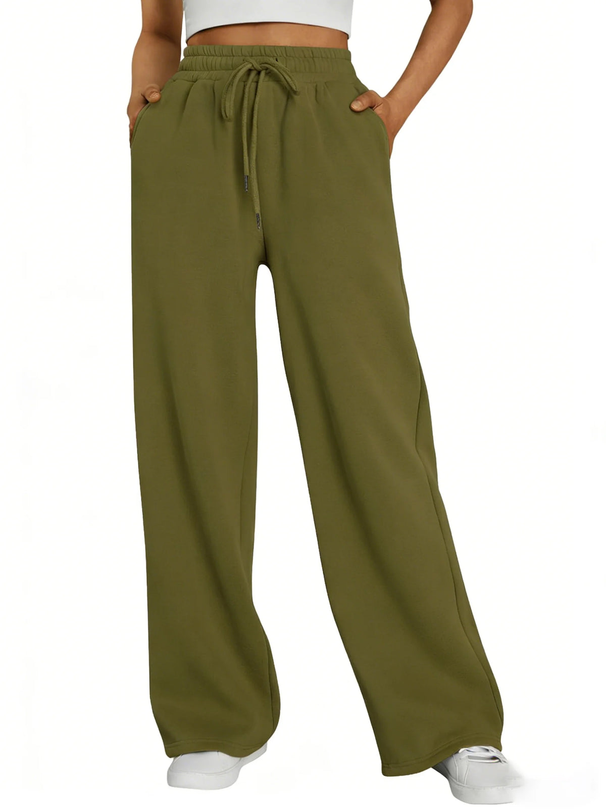 Monathic Wide Leg Sweatpants Women Streetwear Baggy Oversize