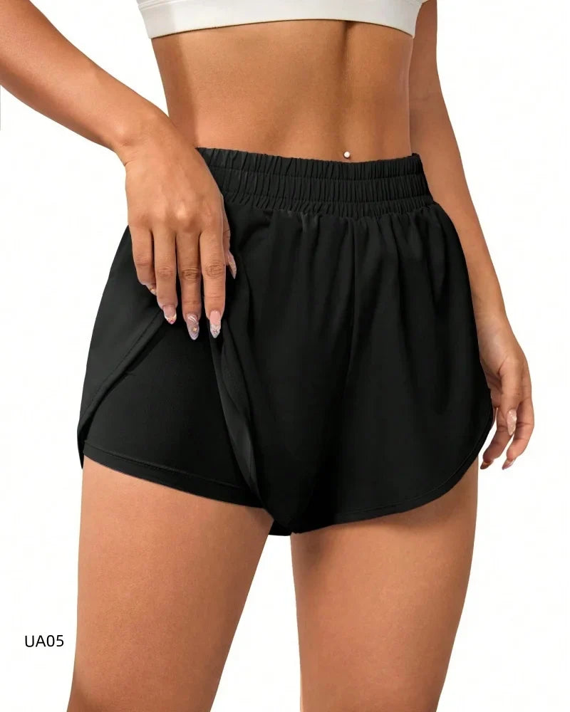 Monathic 2-in-1 Flowy Performance Shorts – Quick-Dry Running & Gym Activewear