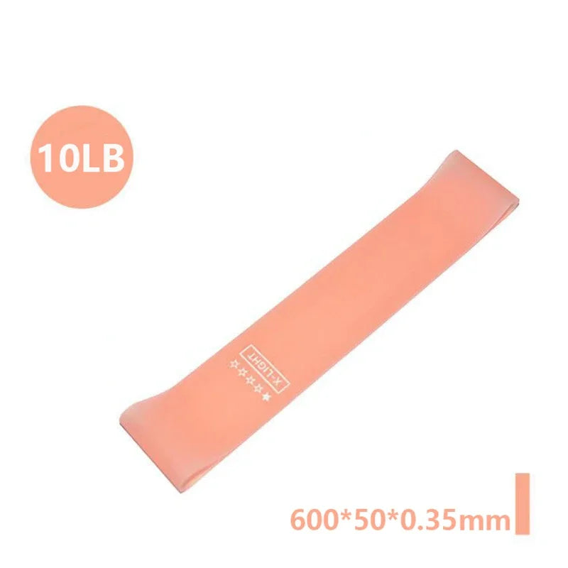 Portable Fitness Workout Equipment Rubber Resistance Bands