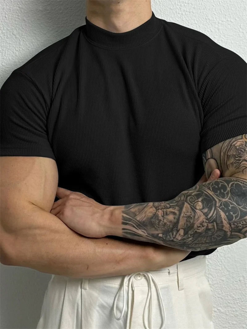 Monathic Men's Ribbed Performance Tee