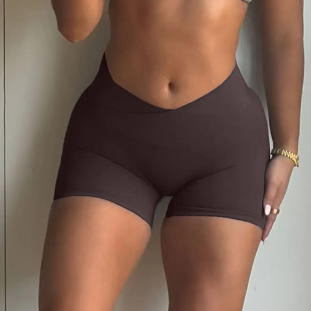 Monathic Vision Women’s 4.5" Seamless Scrunch Booty Gym Shorts