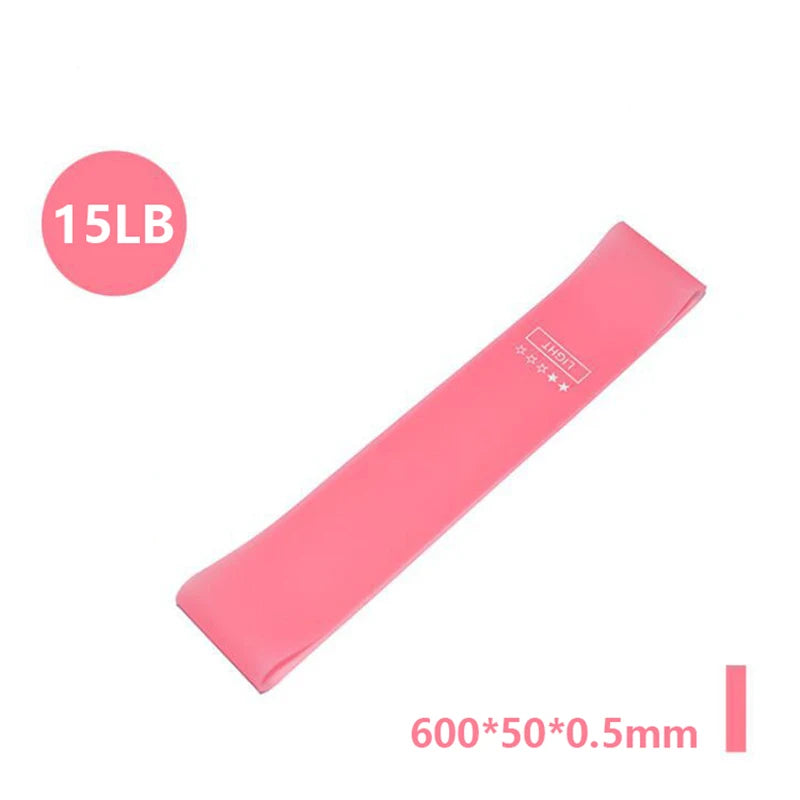 Portable Fitness Workout Equipment Rubber Resistance Bands