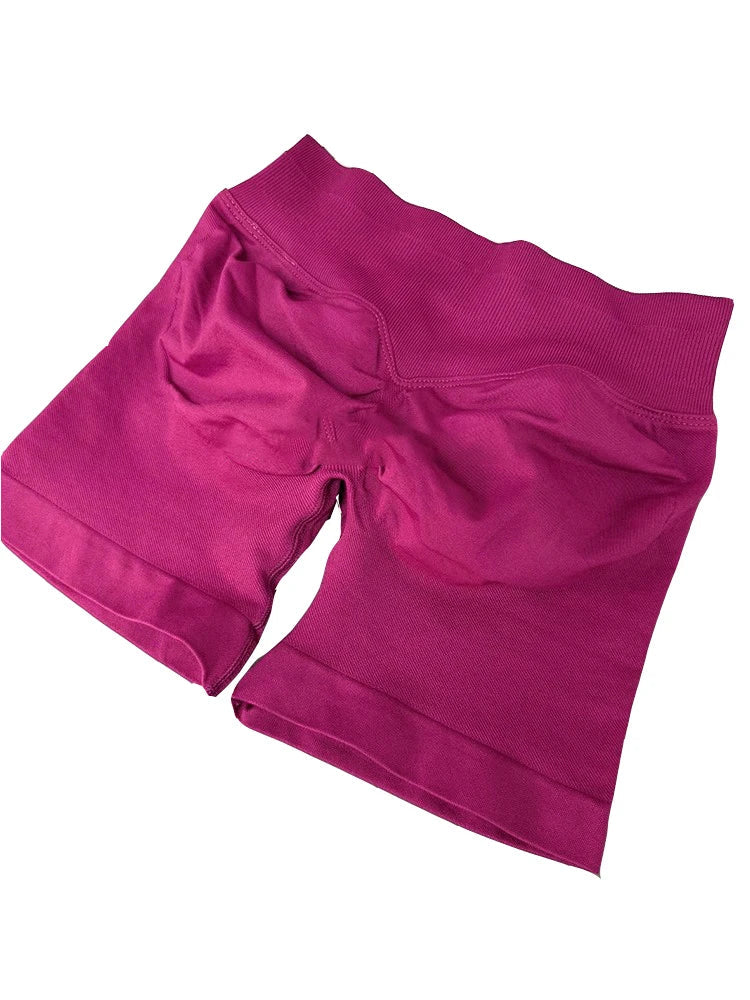 Monathic SculptLift™ Seamless Scrunch Shorts – High Waist Butt Lifting