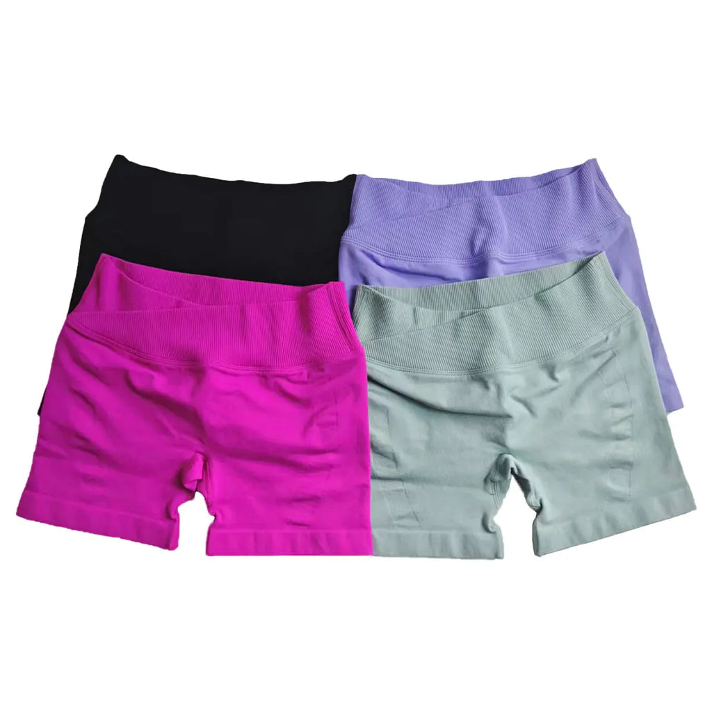 Monathic Vision Women’s 4.5" Seamless Scrunch Booty Gym Shorts