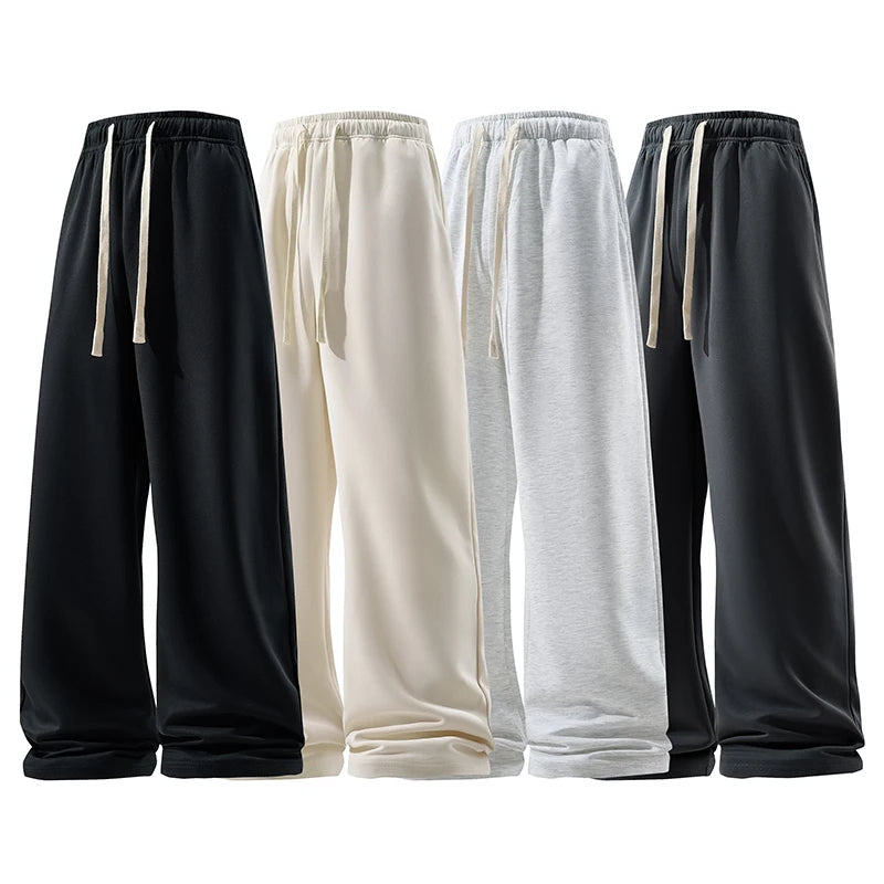 Monathic Men’s Wide-Leg Casual Sweatpants