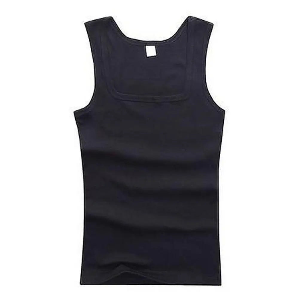 Monathic Men's 100% Pure Cotton Tank Top – Sleeveless Fitness T-Shirt