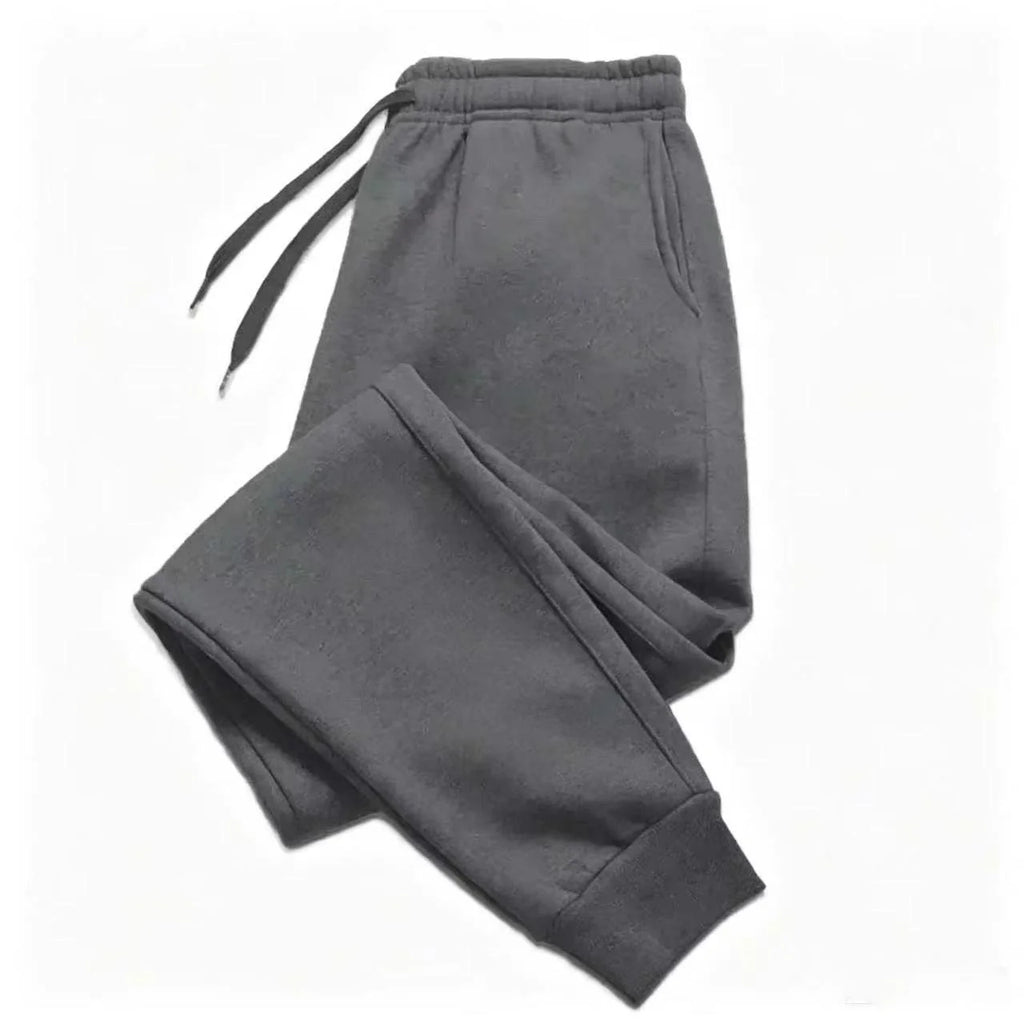 Monathic Men's Premium Solid-Color Jogger Sweatpants with Adjustable Drawstring