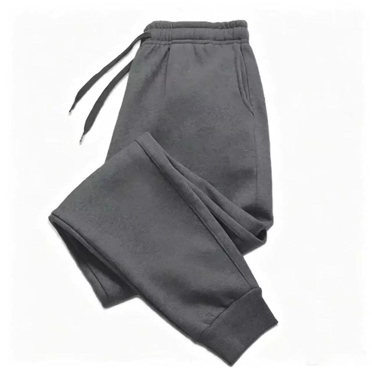 Monathic Men's Premium Solid-Color Jogger Sweatpants with Adjustable Drawstring