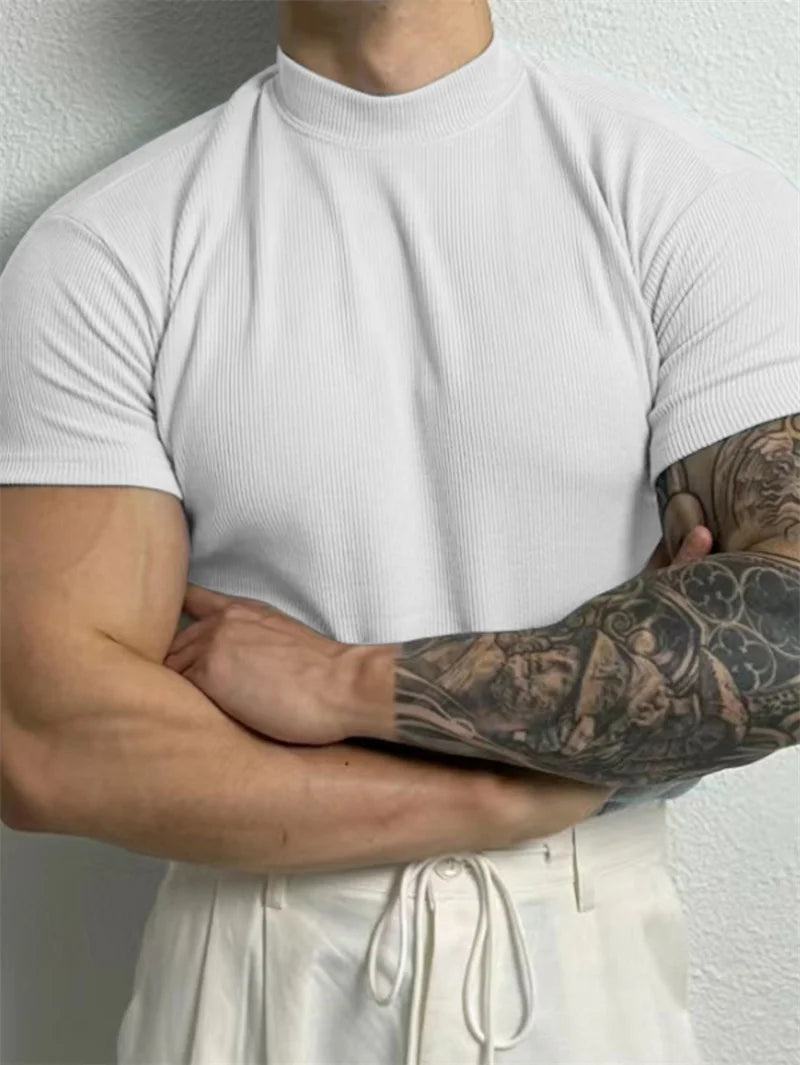 Monathic Men's Ribbed Performance Tee