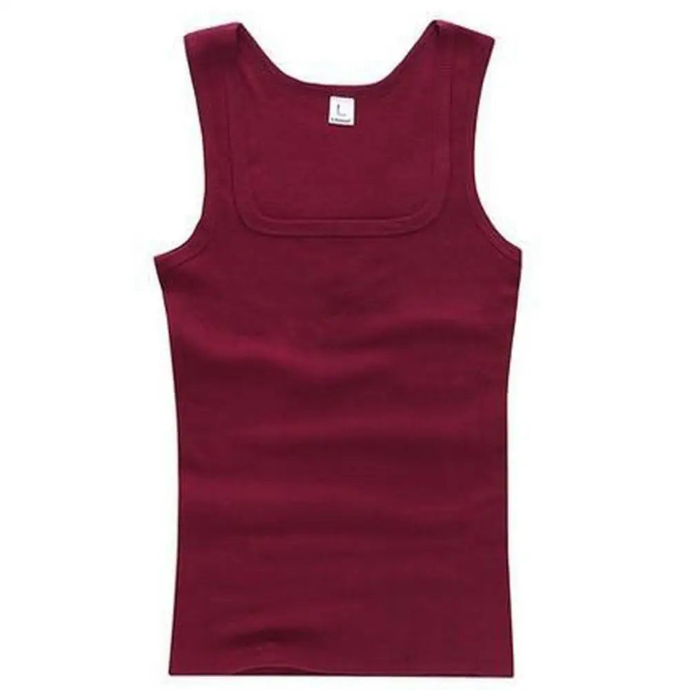 Monathic Men's 100% Pure Cotton Tank Top – Sleeveless Fitness T-Shirt