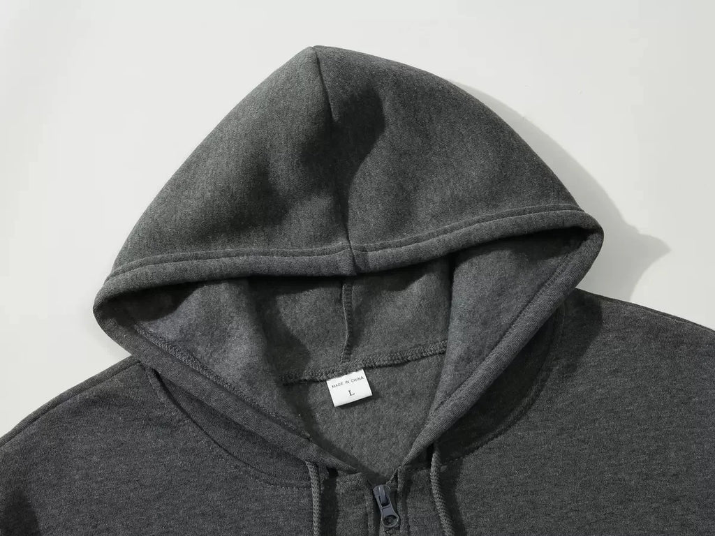 Monathic Gothic Zip-Up Hoodie